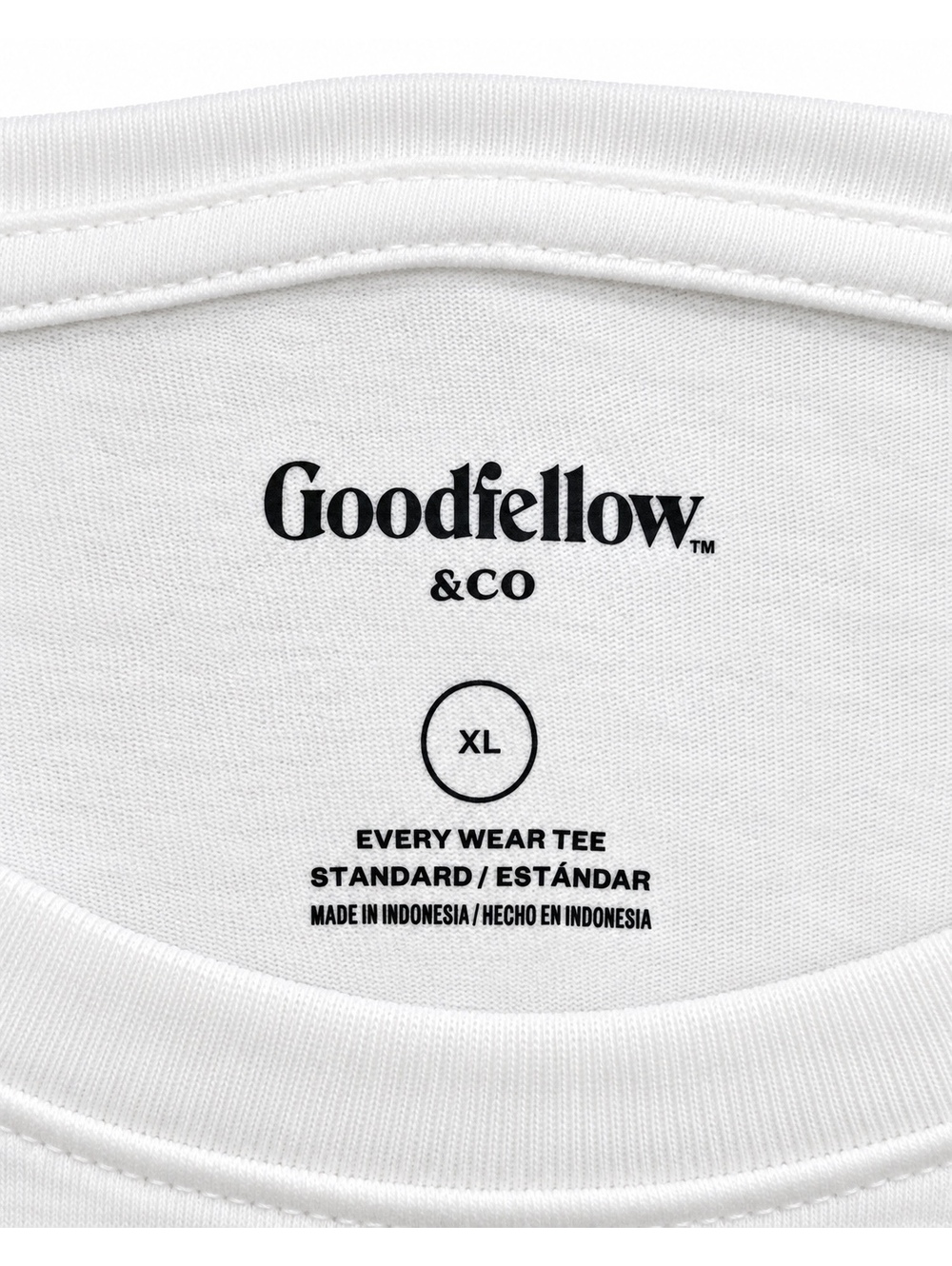 Goodfellow & Co Every Wear Tee White T-Shirt XL - Picture 3 of 3